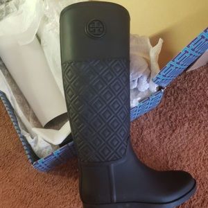 Tory Burch Rain Boots Women Black